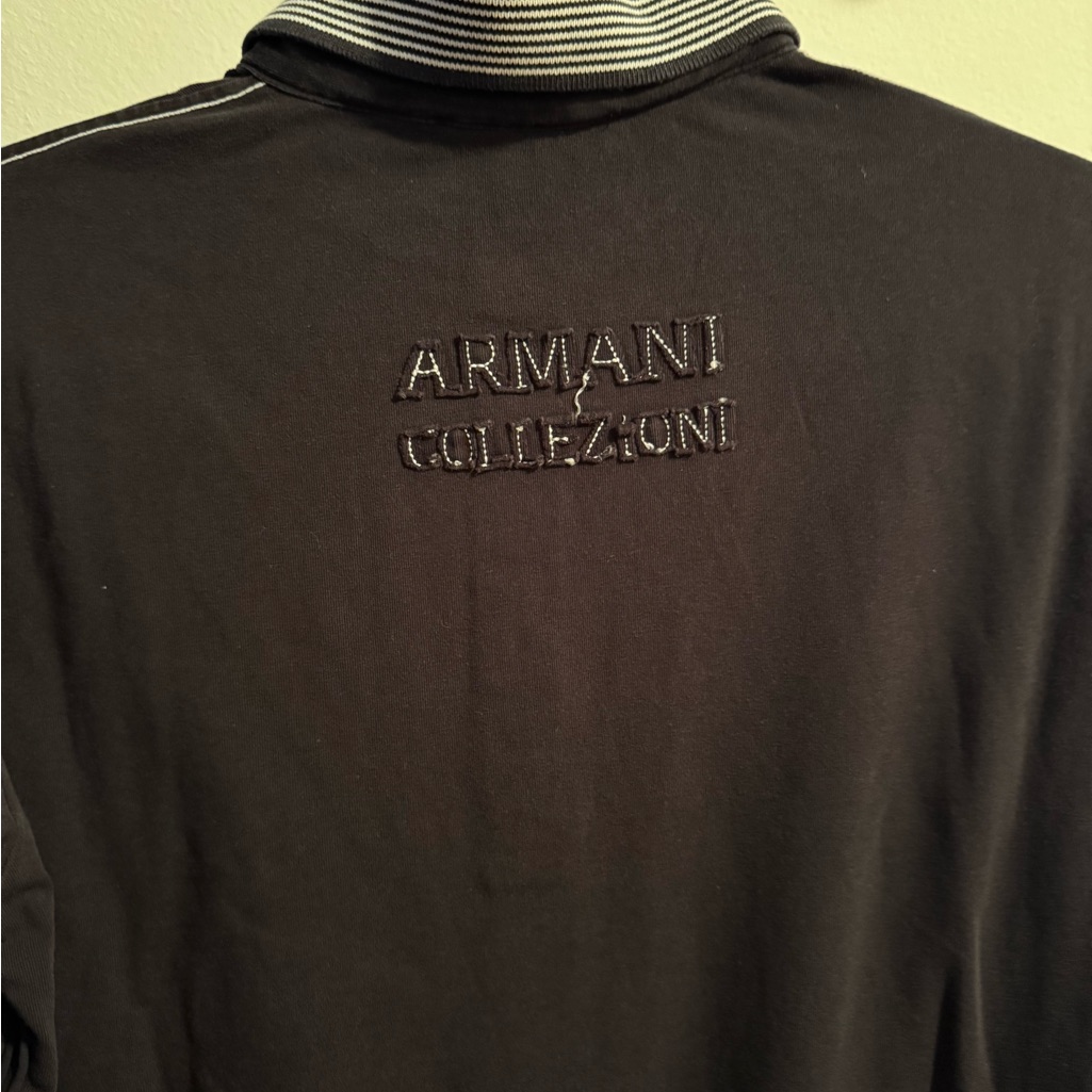Medium Polo With Long Sleeves. Armani Collezioni. Very Rare.